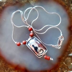 Silpada Sterling Silver Sandstone Necklace